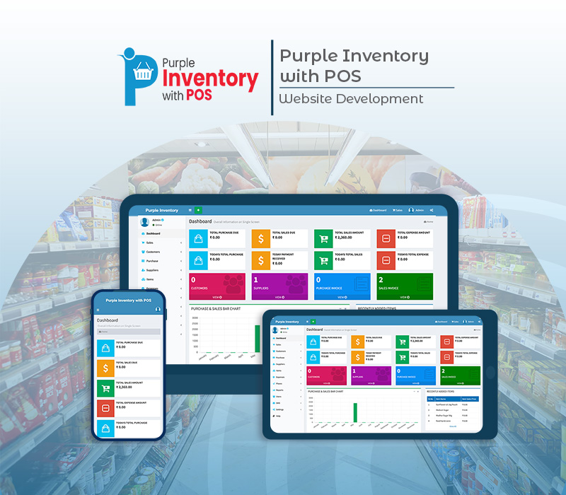 Purple Inventory with POS: Website Development
